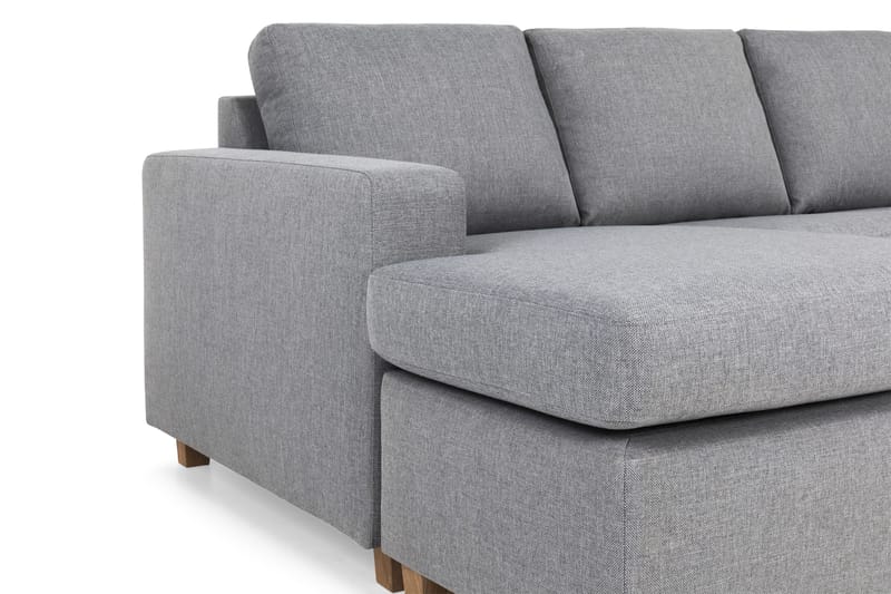 Crazy 6-sits Högervänd U-formad XX-Large Soffa med Divan och Schäslong i Tyg - Grå - Products - Möbler - Soffa - U-soffa
