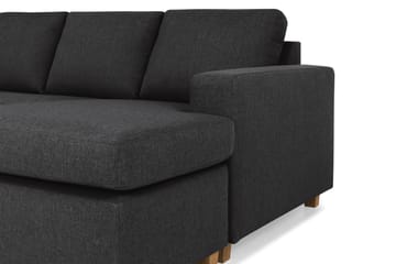 Crazy 6-sits Vänstervänd U-formad XX-Large Soffa med Divan och Schäslong i Tyg - Antracit - Products - Möbler - Soffa - U-soffa
