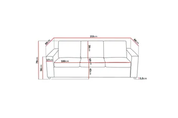 Crazy Soffgrupp 3-sits Soffa + Fåtölj i Tyg - Antracit - Products - Möbler - Soffa - Soffgrupp