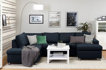 Crazy U-soffa Large Divan Höger - Mörkblå - Products - Möbler - Soffa - U-soffa