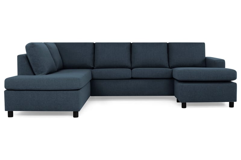 Crazy U-soffa Large Divan Höger, Mörkblå