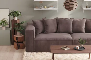 Cubo 4-sits Djup Soffa - Beige - Products - Möbler - Soffa - 4 sits soffa