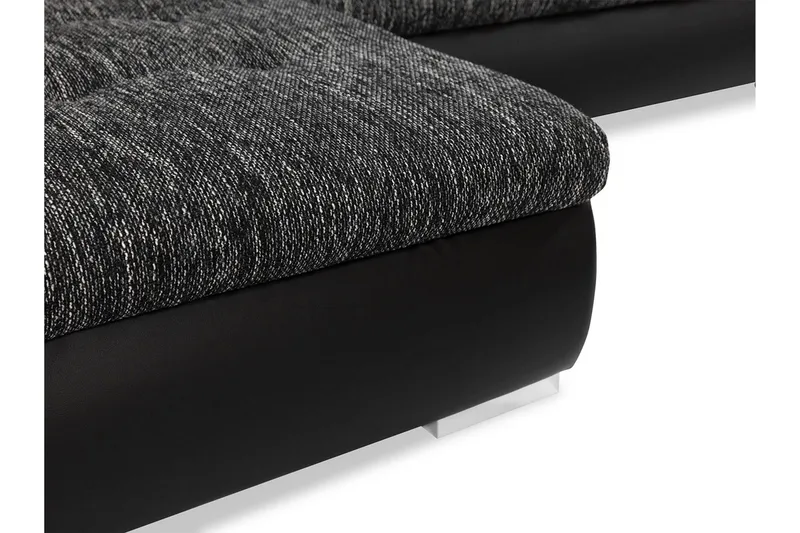 Cerys Soffa med Divan 3-sits - Grå - Products - Möbler - Soffa - Divansoffa & schäslongsoffa - 3 sits soffa med divan