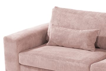 Copenhagen 4-sits Högervänd L-formad Schäslongsoffa i Manchester - Rosa - Products - Möbler - Soffa - Divansoffa & schäslongsoffa - 4 sits soffa med divan