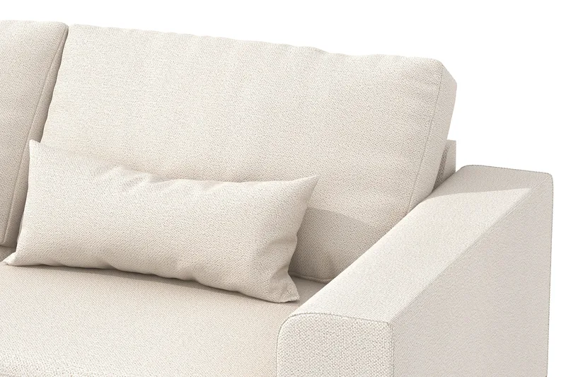 Copenhagen 4-sits Vänstervänd L-formad Schäslongsoffa i Tyg - Beige - Products - Möbler - Soffa - Divansoffa & schäslongsoffa - 4 sits soffa med divan