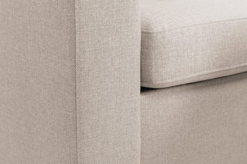 Crazy 3-sits Högervänd L-formad Schäslongsoffa i Tyg - Beige - Products - Möbler - Soffa - Divansoffa & schäslongsoffa - 2 sits soffa med divan