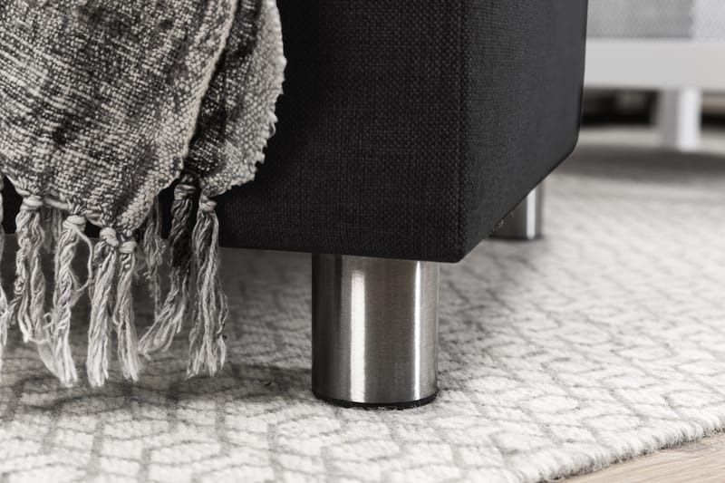 Crazy 3-sits Vändbar L-formad Divansoffa i Tyg - Antracit - Products - Möbler - Soffa - Divansoffa & schäslongsoffa - 3 sits soffa med divan