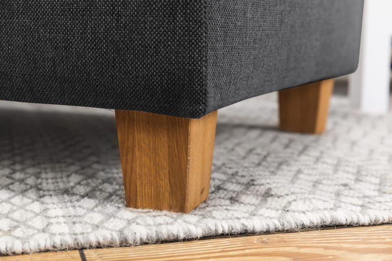 Crazy 3-sits Vändbar L-formad Divansoffa i Tyg - Mörkgrå - Products - Möbler - Soffa - Divansoffa & schäslongsoffa - 3 sits soffa med divan