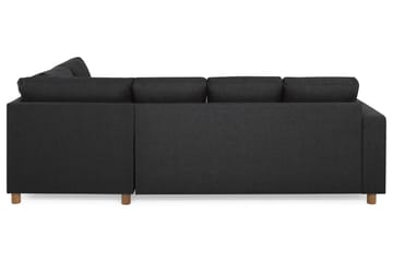 Crazy 4-sits Högervänd U-formad Large Soffa med Divan och Schäslong i Tyg - Antracit - Products - Möbler - Soffa - Divansoffa & schäslongsoffa - 3 sits soffa med divan
