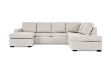 Crazy 4-sits Högervänd U-formad Large Soffa med Divan och Schäslong i Tyg