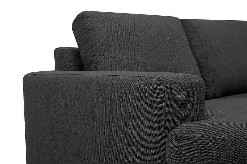 Crazy 4-sits Högervänd U-formad Large Soffa med Divan och Schäslong i Tyg - Mörkgrå - Products - Möbler - Soffa - Divansoffa & schäslongsoffa - 4 sits soffa med divan
