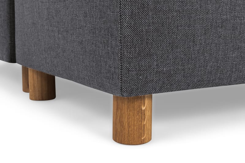 Crazy 4-sits Högervänd U-formad Small Soffa med Divan och Schäslong i Tyg - Mörkgrå - Products - Möbler - Soffa - Divansoffa & schäslongsoffa - 3 sits soffa med divan
