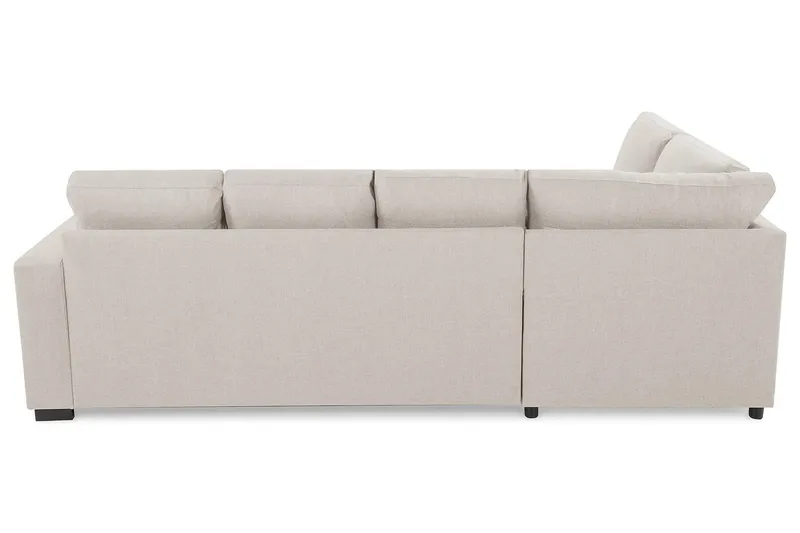 Crazy 4-sits Vänstervänd U-formad Large Soffa med Divan och Schäslong i Tyg - Beige - Products - Möbler - Soffa - Divansoffa & schäslongsoffa - 4 sits soffa med divan