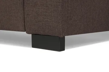 Crazy 4-sits Vänstervänd U-formad Large Soffa med Divan och Schäslong i Tyg - Brun - Products - Möbler - Soffa - Divansoffa & schäslongsoffa - 4 sits soffa med divan