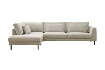 Florenz 4-sits Vänstervänd L-formad Schäslongsoffa i Tyg