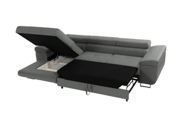 Gabina Soffa med Divan 3-sits - Grå/Vit - Products - Möbler - Soffa - Divansoffa & schäslongsoffa - 3 sits soffa med divan