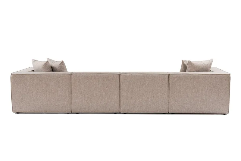 Gregor Soffa med Divan 4-sits - Sand beige - Products - Möbler - Soffa - Divansoffa & schäslongsoffa - 4 sits soffa med divan