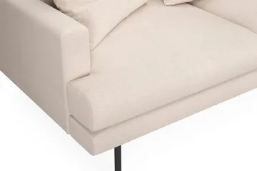 Menard 4-sits Högervänd L-formad Djup Schäslongsoffa i Tyg - Beige - Products - Möbler - Soffa - Divansoffa & schäslongsoffa - 4 sits soffa med divan