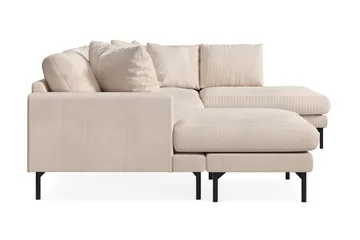Menard 4-sits Högervänd Stor U-formad Djup Soffa med Divan och Schäslong i Manchester - Beige - Products - Möbler - Soffa - Divansoffa & schäslongsoffa - 4 sits soffa med divan