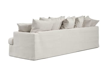 Menard 4-sits Vänstervänd L-formad Djup Schäslongsoffa i Tyg - Beige - Products - Möbler - Soffa - Divansoffa & schäslongsoffa - 4 sits soffa med divan