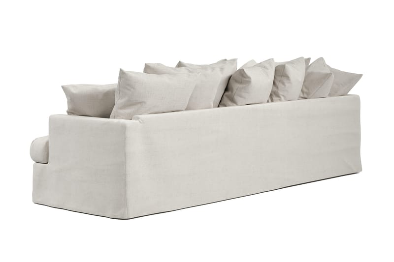 Menard 4-sits Vänstervänd L-formad Djup Schäslongsoffa i Tyg - Beige - Products - Möbler - Soffa - Divansoffa & schäslongsoffa - 4 sits soffa med divan