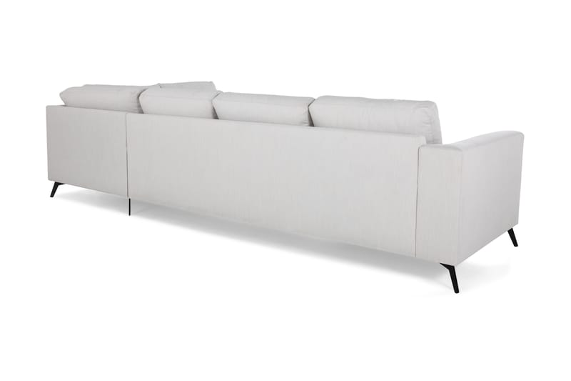 Ocean Lyx 4-sits Högervänd L-formad Schäslongsoffa i Tyg - Ljusgrå - Products - Möbler - Soffa - Divansoffa & schäslongsoffa - 4 sits soffa med divan