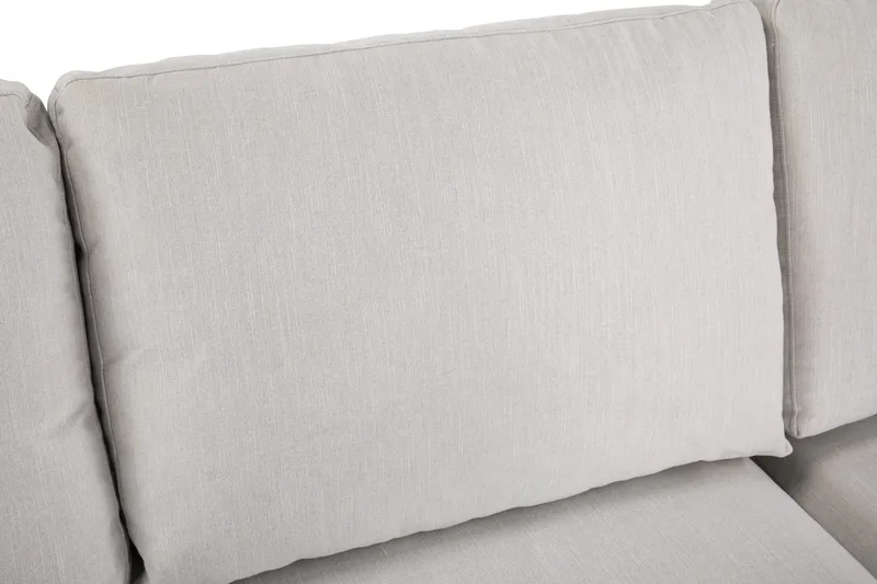 Ocean Lyx 4-sits Högervänd L-formad Schäslongsoffa i Tyg - Ljusgrå - Products - Möbler - Soffa - Divansoffa & schäslongsoffa - 4 sits soffa med divan