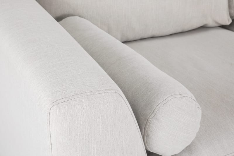 Ocean Lyx 4-sits Högervänd L-formad Schäslongsoffa i Tyg - Ljusgrå - Products - Möbler - Soffa - Divansoffa & schäslongsoffa - 4 sits soffa med divan