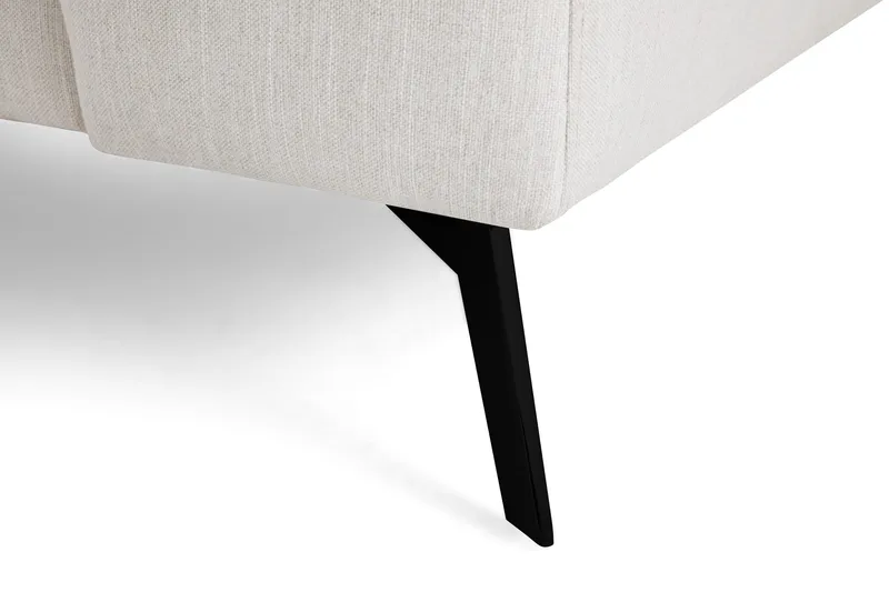 Ocean Lyx 4-sits Vänstervänd L-formad Schäslongsoffa i Tyg - Ljusgrå - Products - Möbler - Soffa - Divansoffa & schäslongsoffa - 4 sits soffa med divan