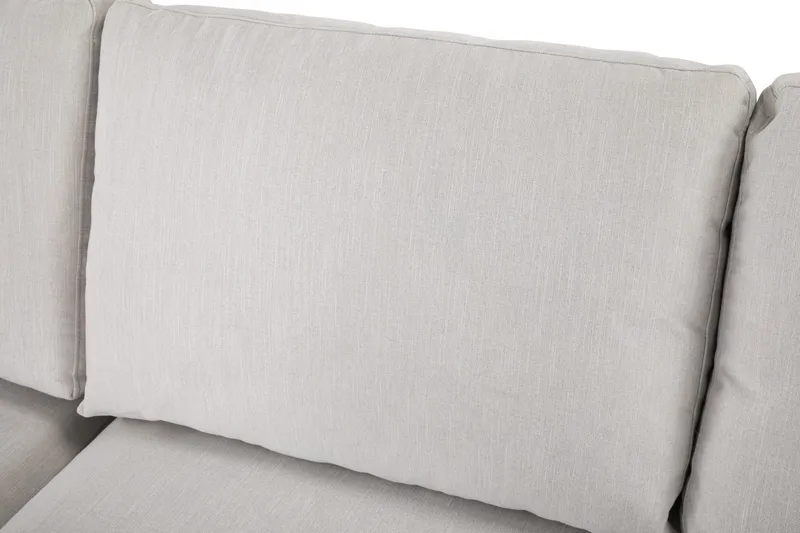 Ocean Lyx 4-sits Vänstervänd L-formad Schäslongsoffa i Tyg - Ljusgrå - Products - Möbler - Soffa - Divansoffa & schäslongsoffa - 4 sits soffa med divan