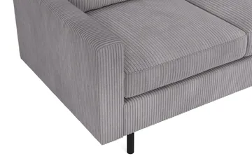 Peppe 4-sits Högervänd L-formad Schäslongsoffa i Manchester - Mörkgrå - Products - Möbler - Soffa - Divansoffa & schäslongsoffa - 4 sits soffa med divan