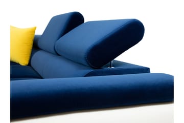 Reginia Soffa med Schäslong 3-sits - Blå/Ljusgrå - Products - Möbler - Soffa - Divansoffa & schäslongsoffa - 3 sits soffa med divan