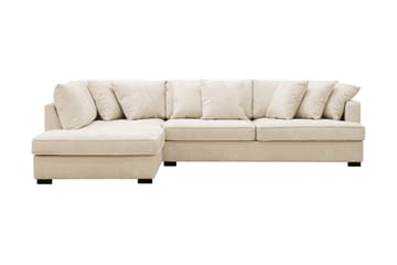 Rossita 4-sits Vänstervänd L-formad Djup Schäslongsoffa i Chenille
