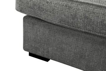 Rossita Lyx 4-sits Högervänd L-formad Extra Djup Schäslongsoffa i Chenille - Grå Chenille - Products - Möbler - Soffa - Divansoffa & schäslongsoffa - 4 sits soffa med divan
