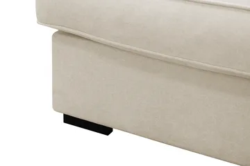 Rossita Lyx 4-sits Högervänd L-formad Extra Djup Schäslongsoffa i Tyg - Beige Tyg - Products - Möbler - Soffa - Divansoffa & schäslongsoffa - 4 sits soffa med divan