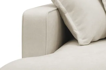 Rossita Lyx 4-sits Högervänd L-formad Extra Djup Schäslongsoffa i Tyg - Beige Tyg - Products - Möbler - Soffa - Divansoffa & schäslongsoffa - 4 sits soffa med divan