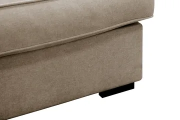 Rossita Lyx 4-sits Högervänd L-formad Extra Djup Schäslongsoffa i Tyg - Brun Tyg - Products - Möbler - Soffa - Divansoffa & schäslongsoffa - 4 sits soffa med divan