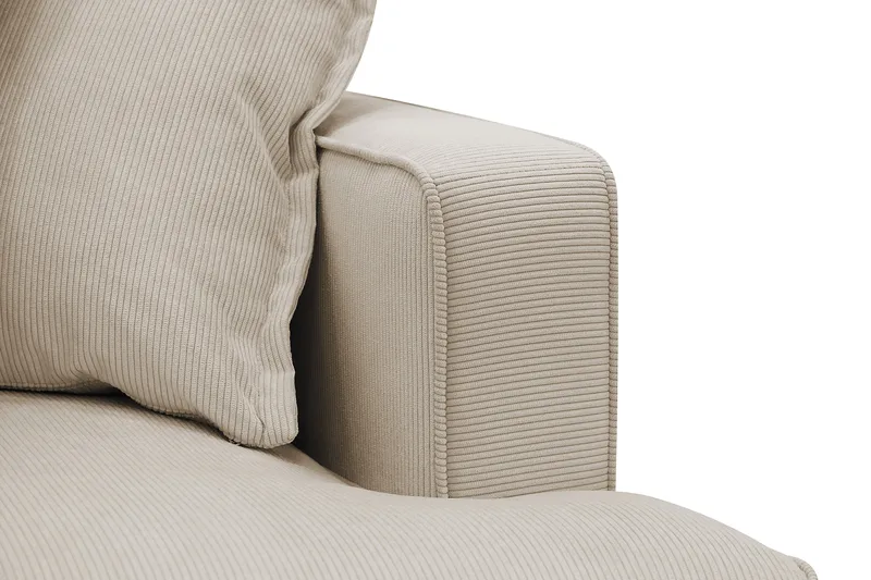 Rossita Lyx 4-sits Vänstervänd L-formad Extra Djup Schäslongsoffa i Manchester - Greige Manchester - Products - Möbler - Soffa - Divansoffa & schäslongsoffa - 4 sits soffa med divan