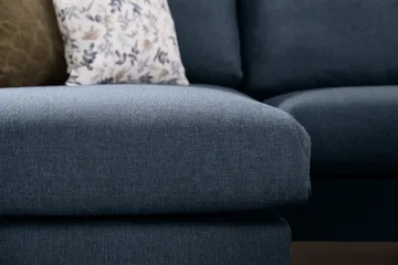 Trend 4-sits Högervänd U-formad Soffa med Divan och Schäslong i Tyg - Blå - Products - Möbler - Soffa - Divansoffa & schäslongsoffa - 4 sits soffa med divan