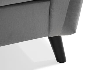 Trend 4-sits Vänstervänd L-formad Schäslongsoffa i Sammet - Ljusgrå - Products - Möbler - Soffa - Divansoffa & schäslongsoffa - 4 sits soffa med divan