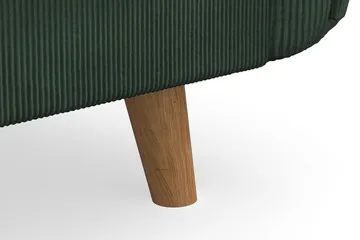 Trend Lyx 3-sits Högervänd L-formad Divansoffa i Manchester - Mörkgrön - Products - Möbler - Soffa - Divansoffa & schäslongsoffa - 4 sits soffa med divan