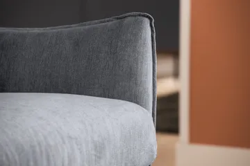 Trend Lyx Schäslongsoffa Vänster - Mörkgrå/Svart - Products - Möbler - Soffa - Divansoffa & schäslongsoffa - 4 sits soffa med divan