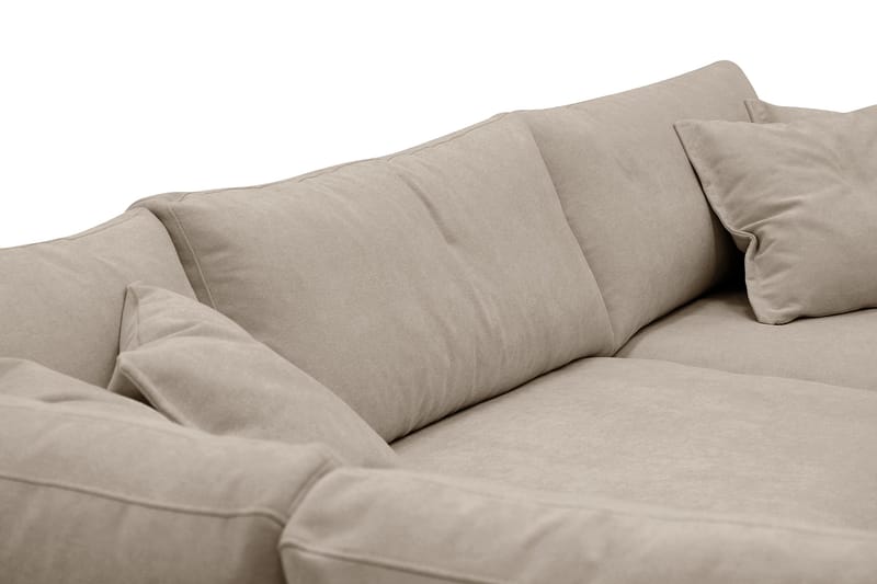 Valencia Extra Djup 4-sits Soffa med Schäslong Vänster - Brun - Products - Möbler - Soffa - Divansoffa & schäslongsoffa - 4 sits soffa med divan