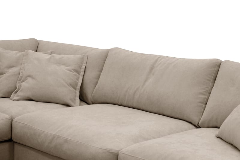 Valencia Extra Djup 4-sits Soffa med Schäslong Vänster - Brun - Products - Möbler - Soffa - Divansoffa & schäslongsoffa - 4 sits soffa med divan