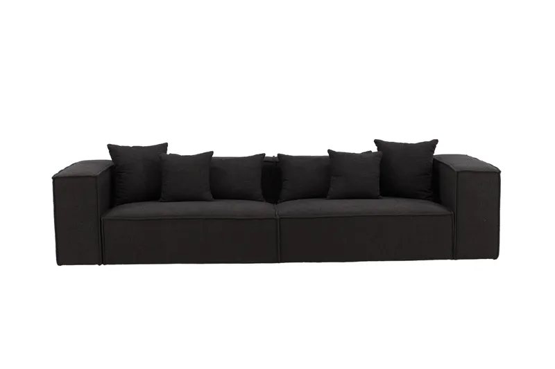 Gillholmen Soffa 3-sits - Svart/Mörkgrå - Products - Möbler - Soffa - 3 sits soffa