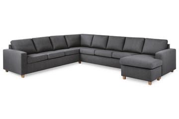 Crazy 7-sits Högervänd U-formad XX-Large Hörnsoffa med divan i Tyg - Mörkgrå - Products - Möbler - Soffa - Hörnsoffa - Hörnsoffa med divan