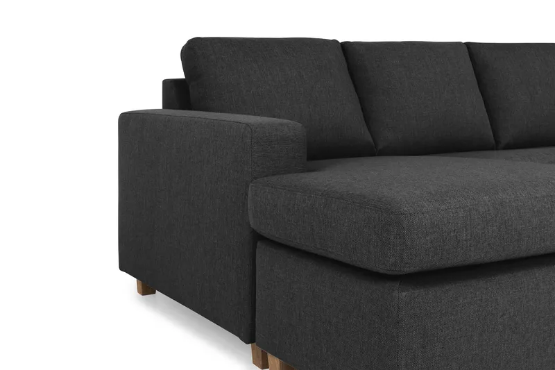 Crazy 7-sits Vändbar U-formad XX-Large Hörnsoffa med divan i Tyg - Mörkgrå / Antracit - Products - Möbler - Soffa - Hörnsoffa - Hörnsoffa med divan