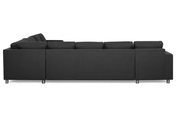 Crazy 7-sits Vändbar U-formad XX-Large Hörnsoffa med divan i Tyg - Mörkgrå / Antracit - Products - Möbler - Soffa - Hörnsoffa - Hörnsoffa med divan