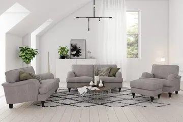 Howard Classic 2-sits Tygsoffa - Beige / Grå - Products - Möbler - Soffa - 2 sits soffa
