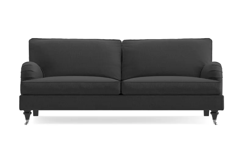 Howard Classic 3-sits Tygsoffa, Mörkgrå